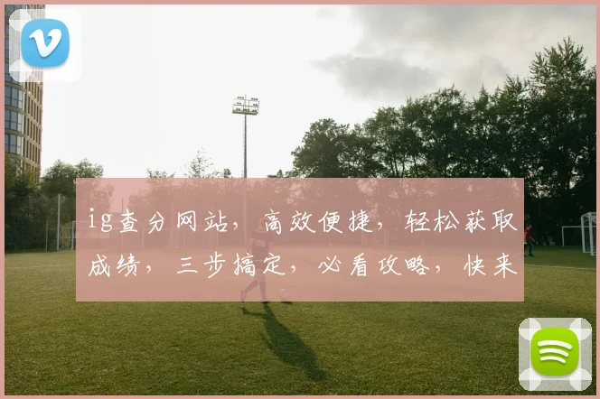 ig查分网站，高效便捷，轻松获取成绩，三步搞定，必看攻略，快来看看吧